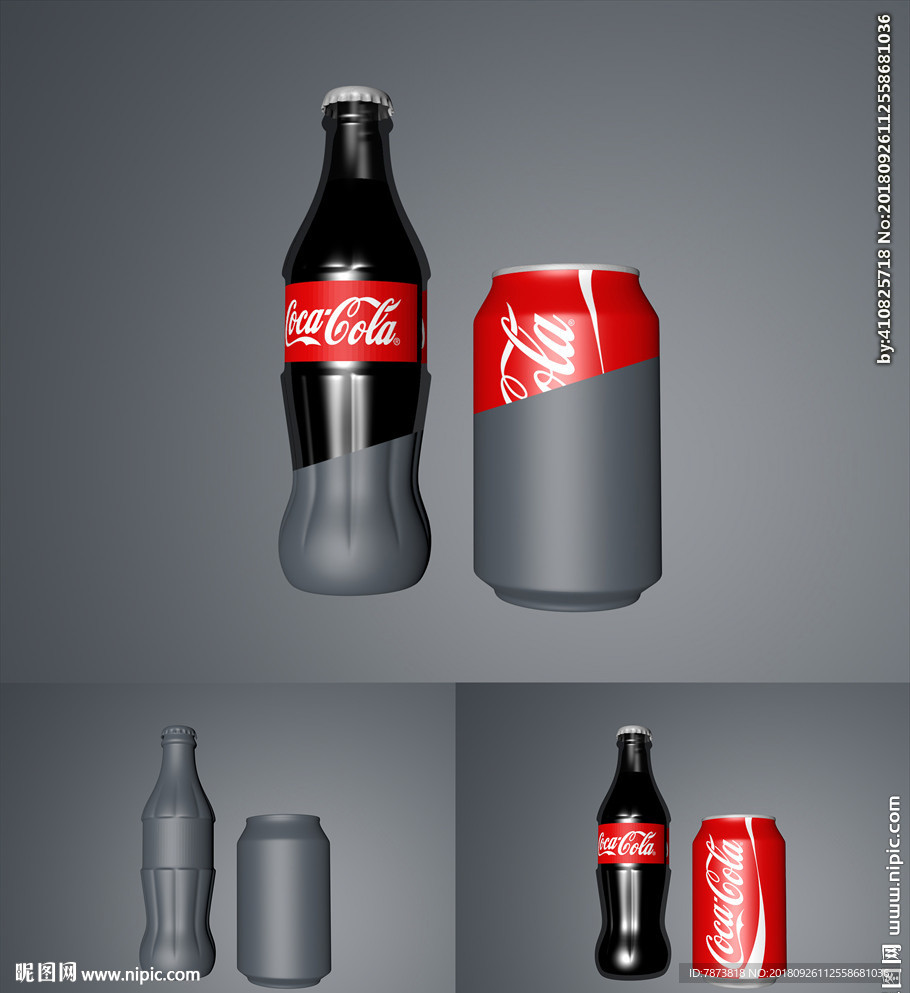 可乐饮料瓶子