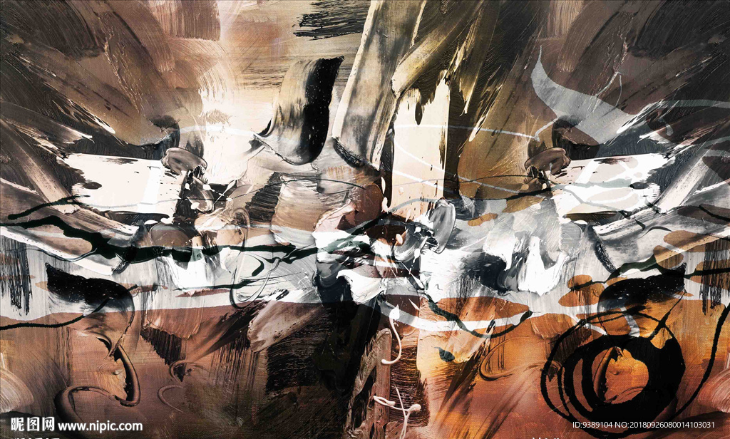 抽象油画