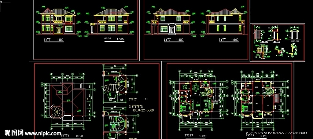 别墅cad