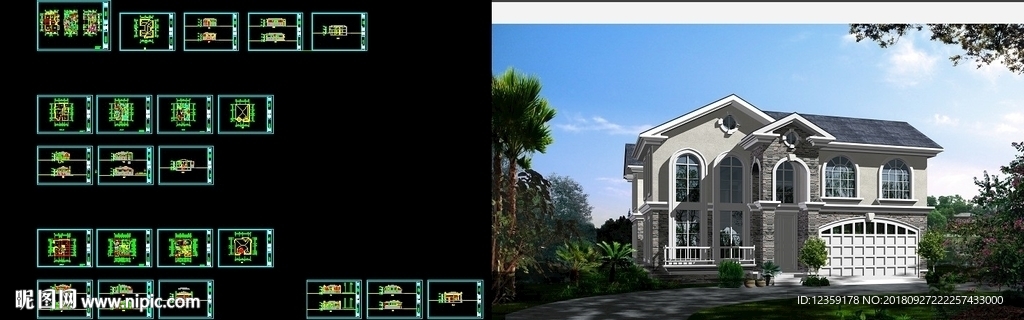 别墅cad