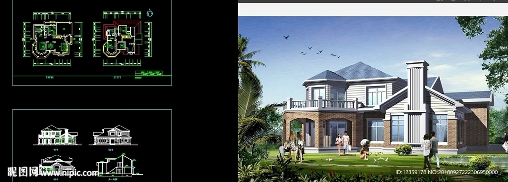 别墅cad