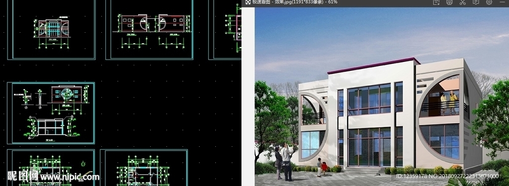 别墅cad