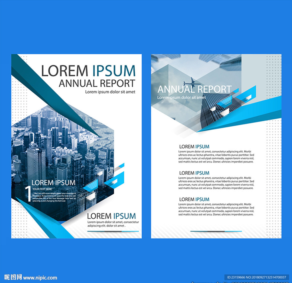 现代风格金融商业地产宣传单