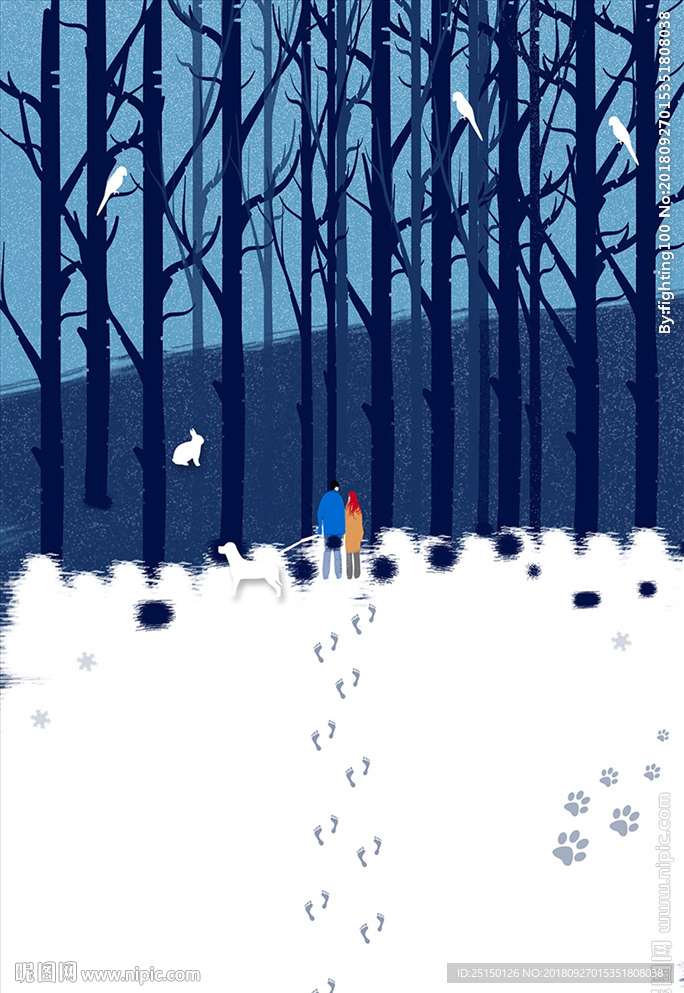 温馨唯美意境情侣装饰画