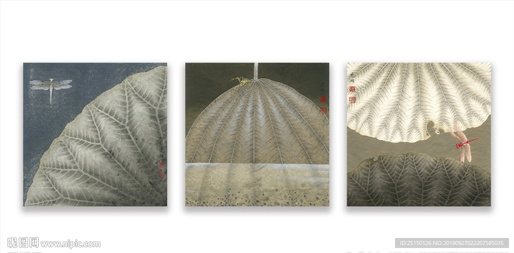 中国风莲花之舞装饰画