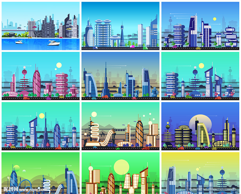 现代科技智能城市