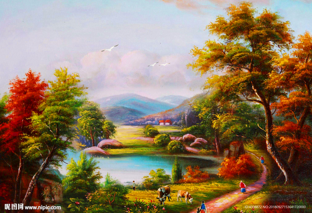 油画风景