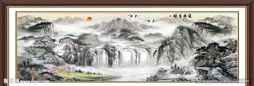 国画山水