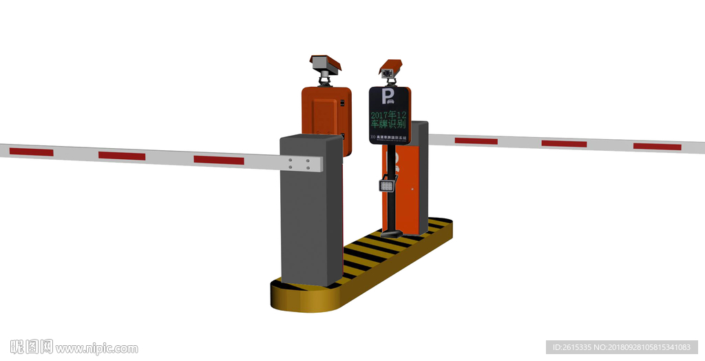 停车场系统分层素材