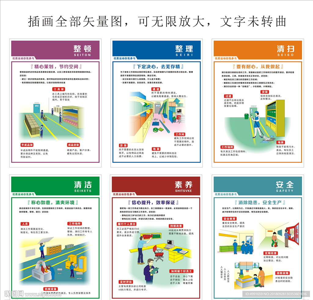 6S管理标语