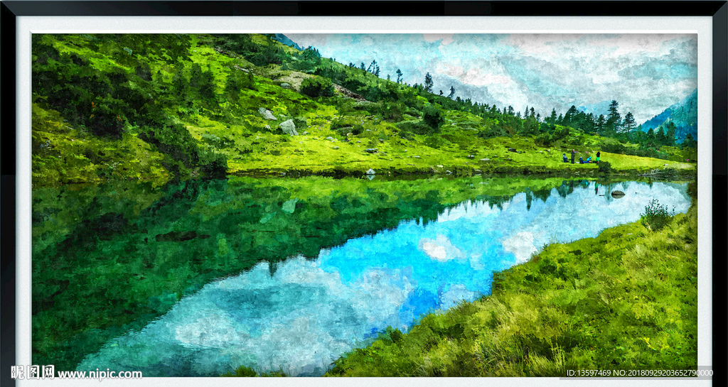 油画