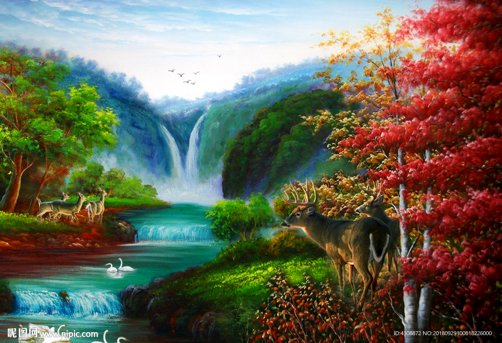 油画风景