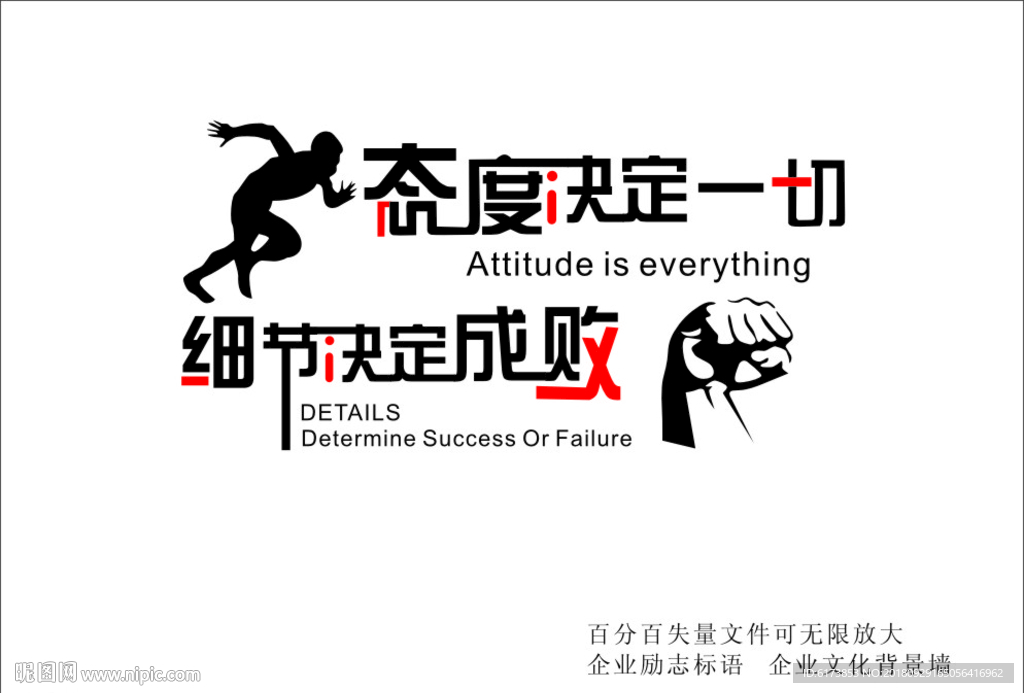 态度决定一切 细节决定成败