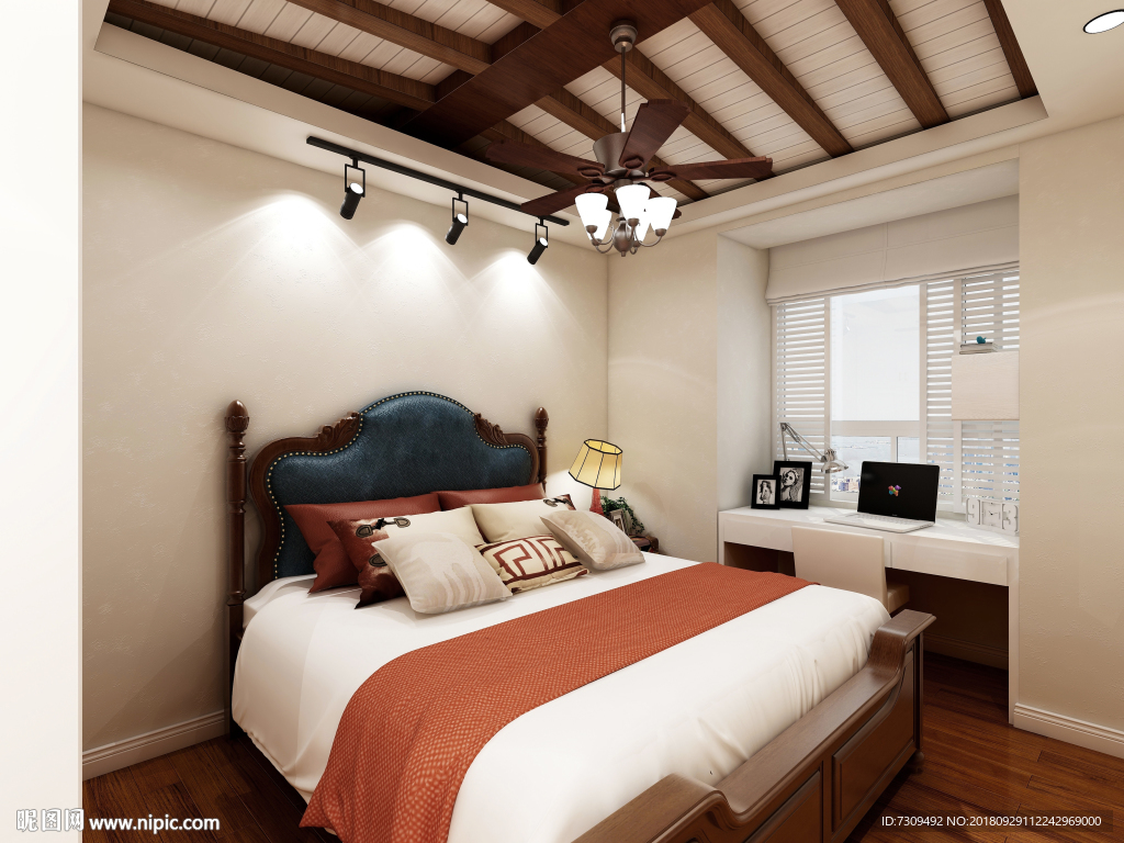 欧式简约风格房间装修效果图