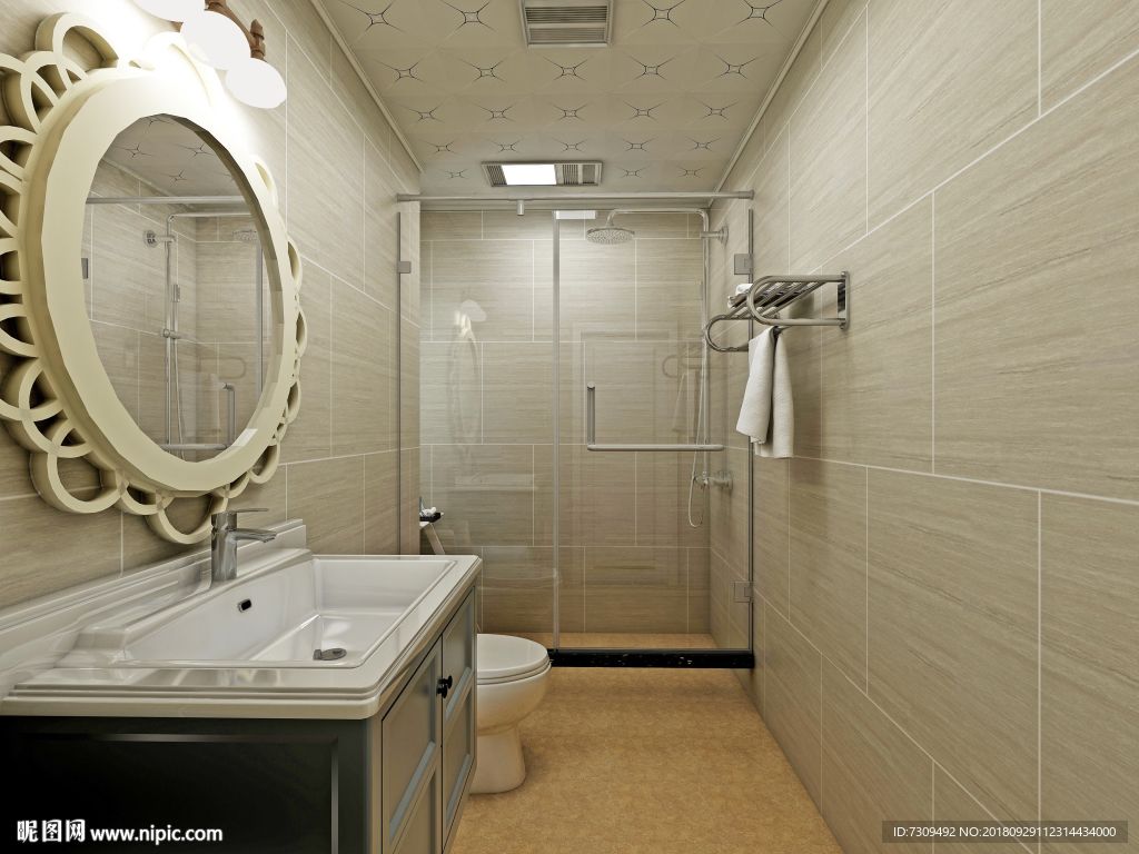 欧式卫生间装修效果图