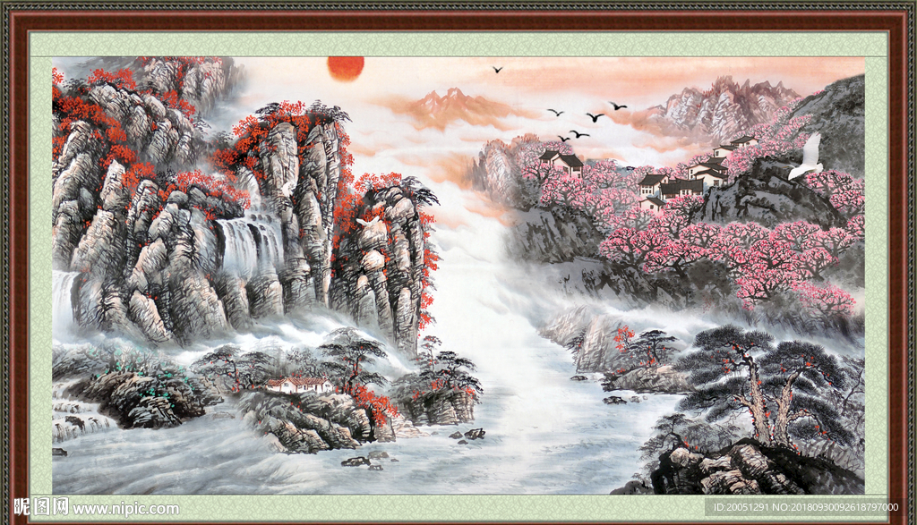 国画山水