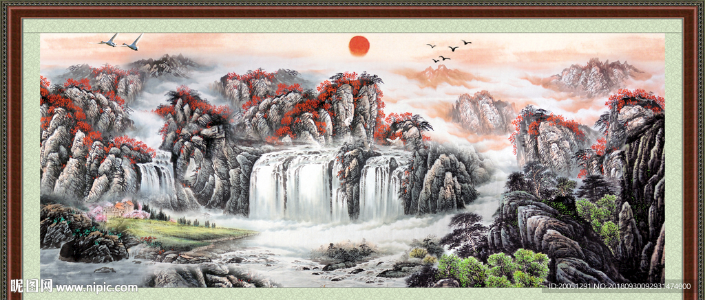 国画山水