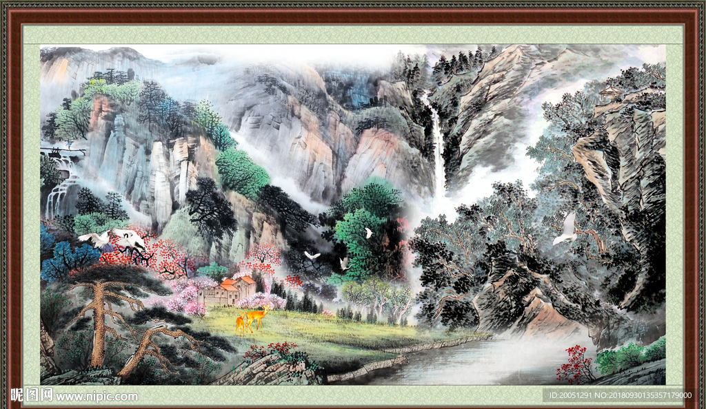 国画山水