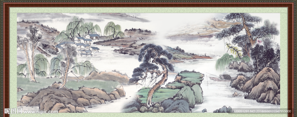 国画山水