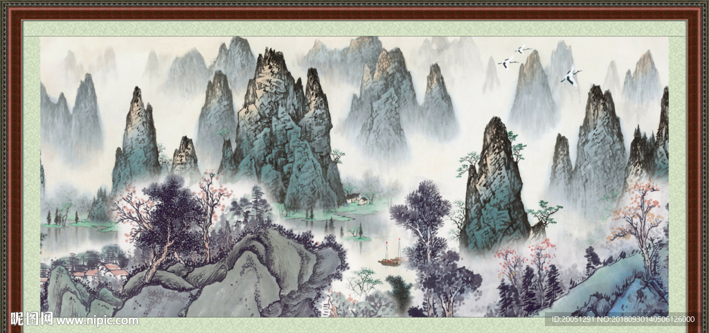 国画山水