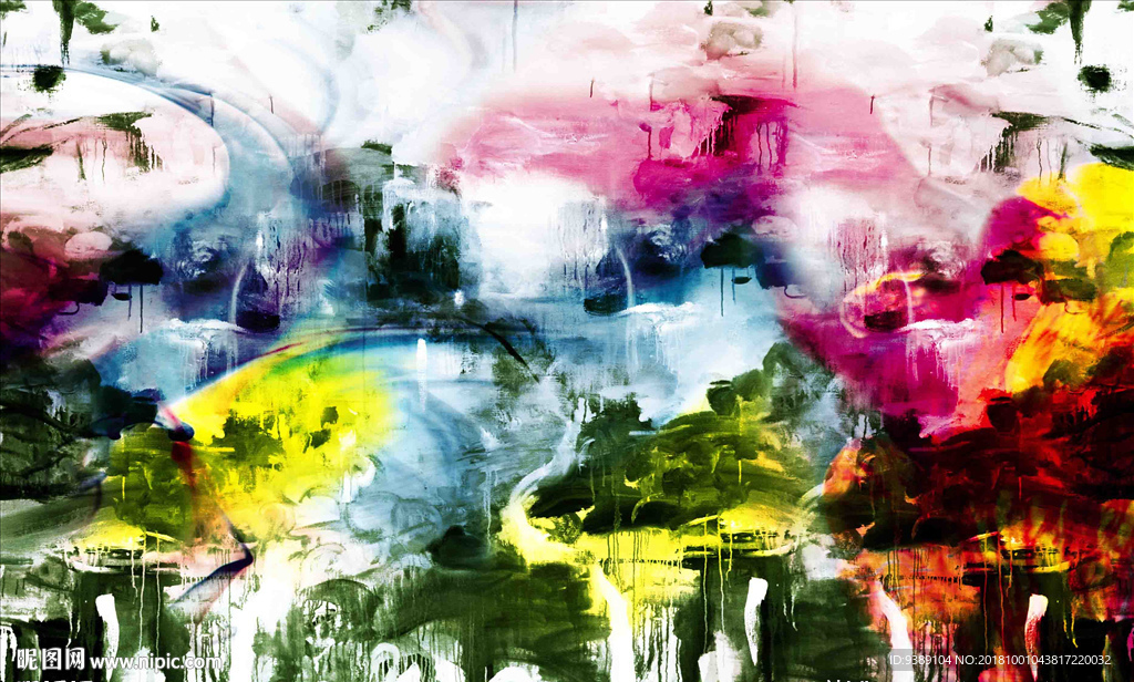 抽象油画