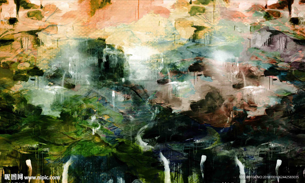 抽象油画
