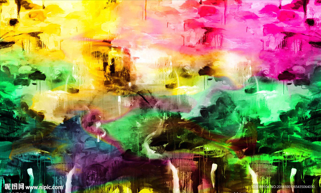 抽象油画