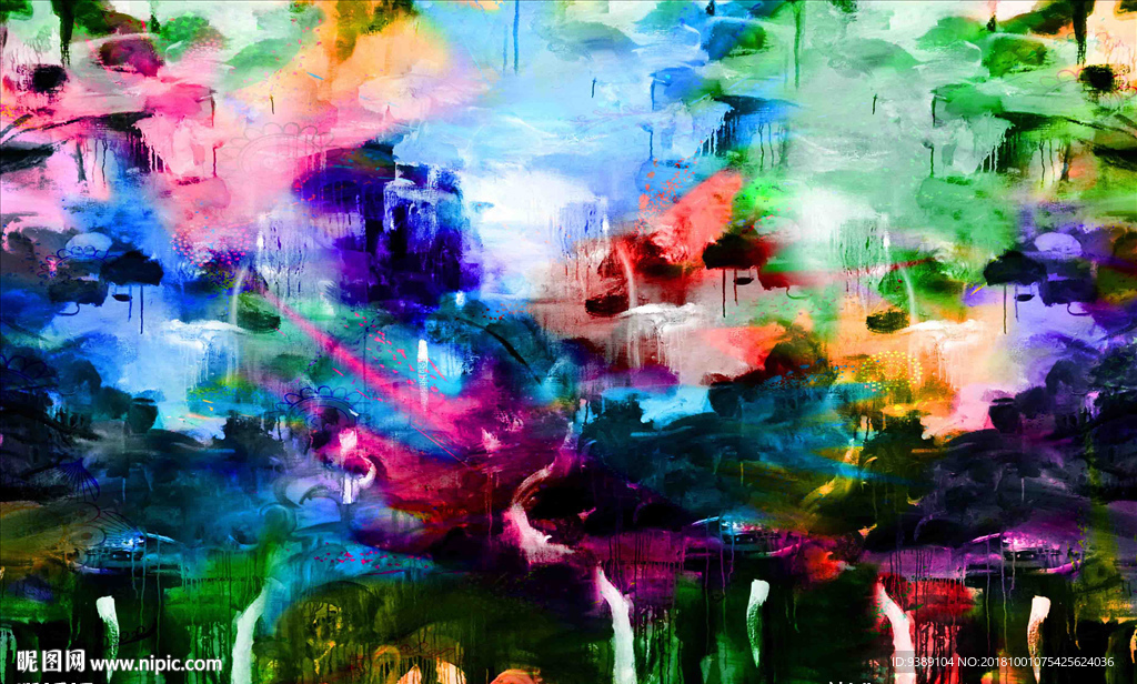 抽象油画