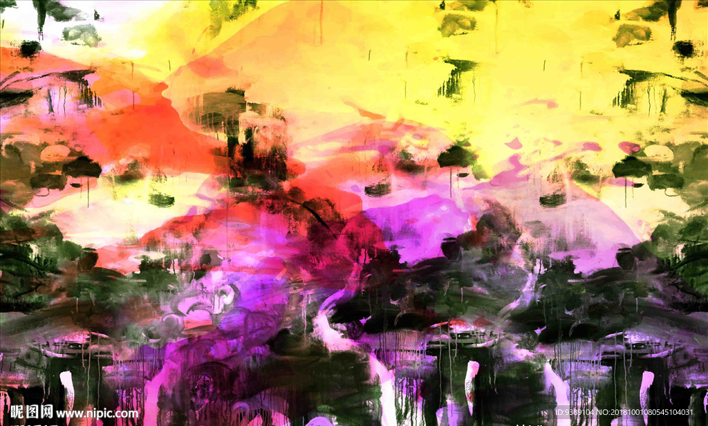 抽象油画