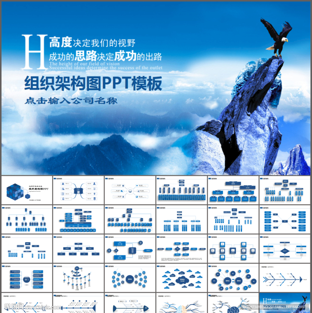组织架构图PPT模板