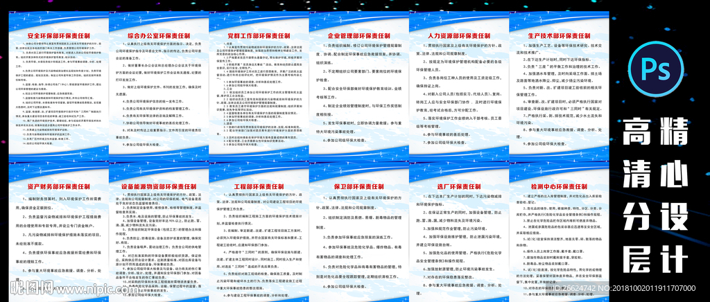 企业职能环境保护责任制度大全