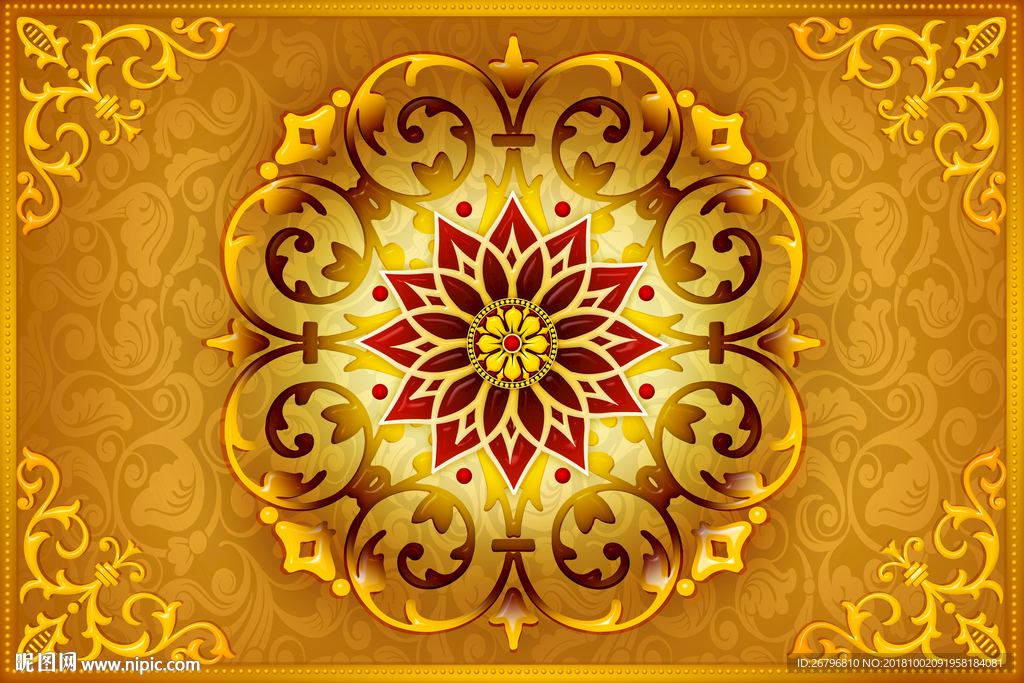 边框 底纹 花纹