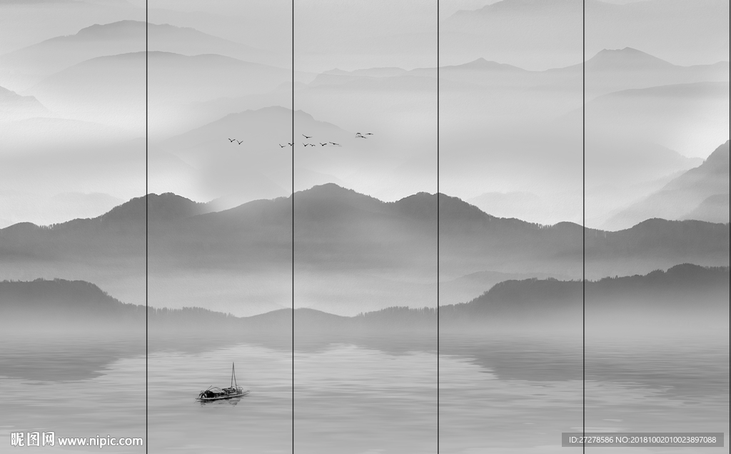 大型山水壁画 高清山水画
