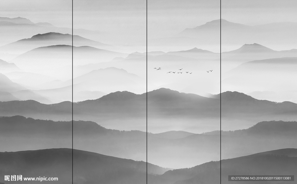 山水画 巨型山水画