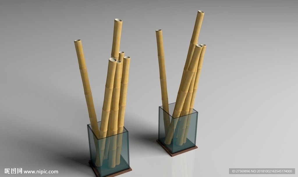 竹子摆件