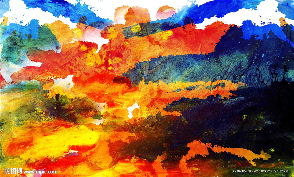 抽象油画