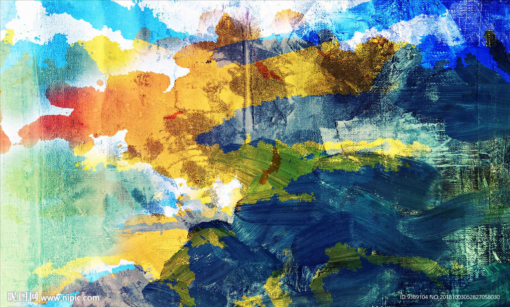 抽象油画