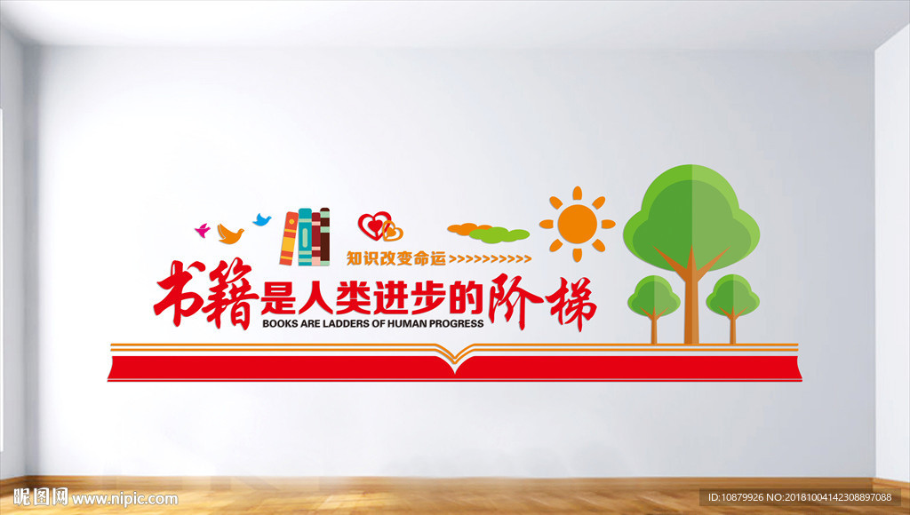 图书室文化墙