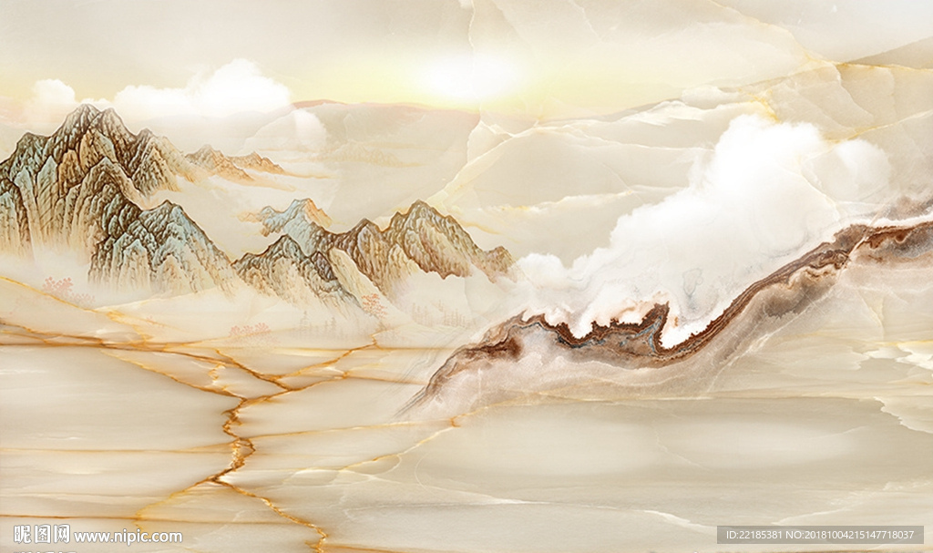 大理石纹背景墙