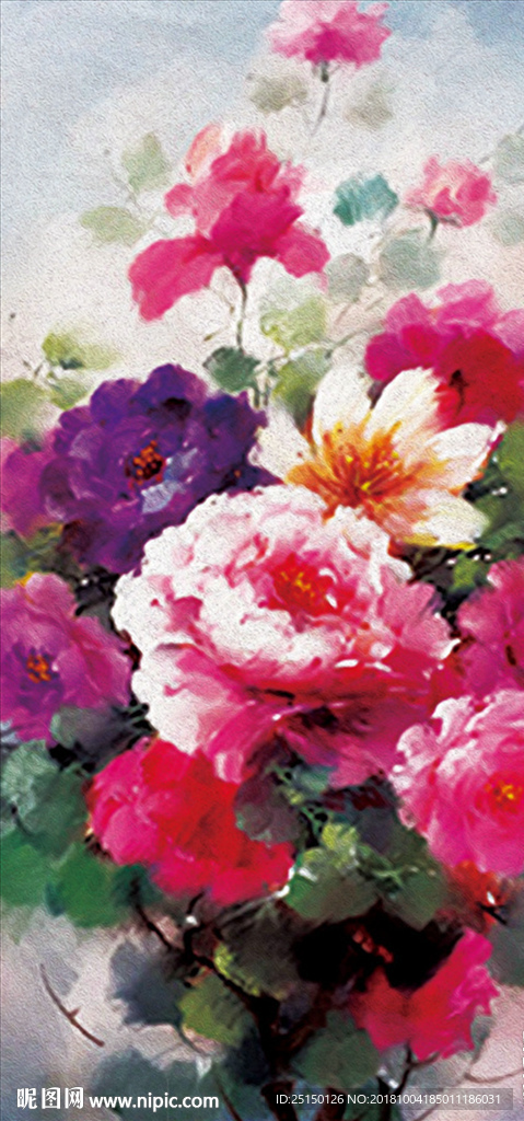 花卉油画装饰画