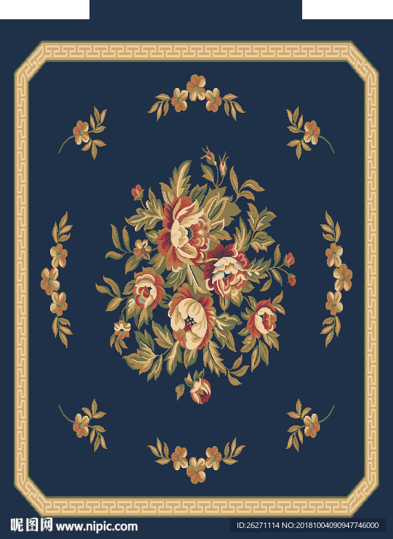 地毯 大花 实活地