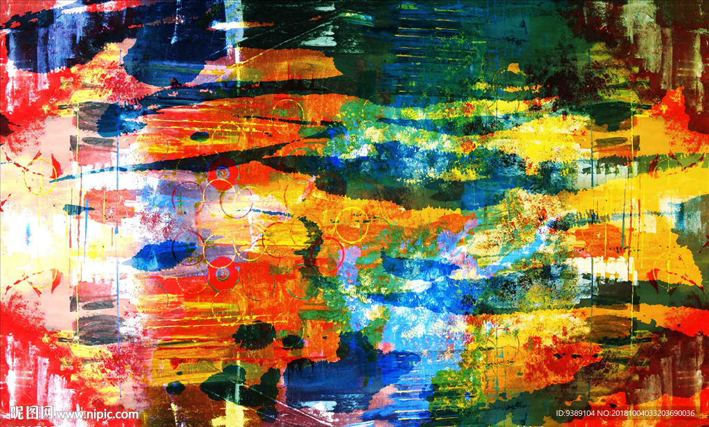抽象油画
