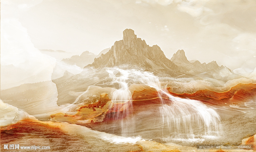 大理石纹背景墙