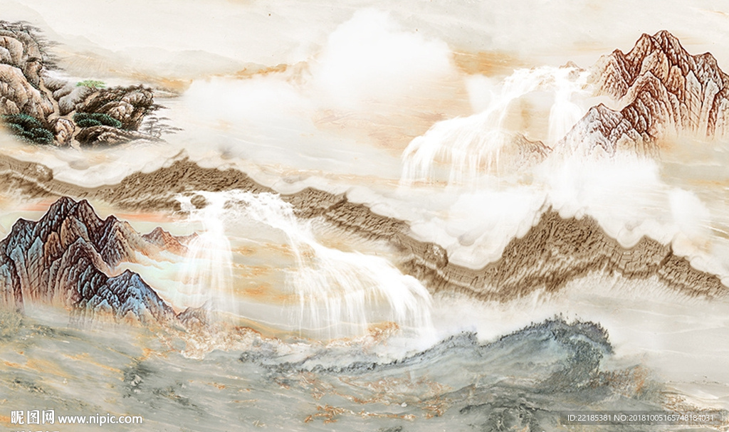 大理石纹背景墙