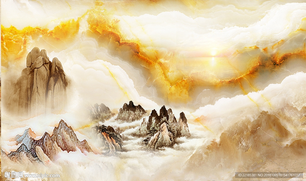 大理石纹背景墙