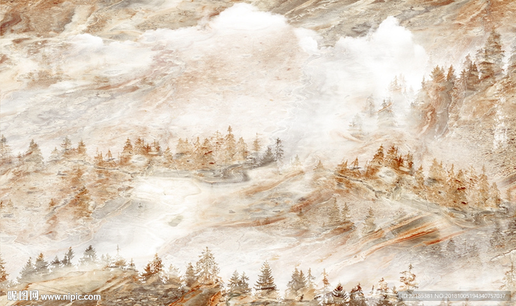 大理石纹背景墙