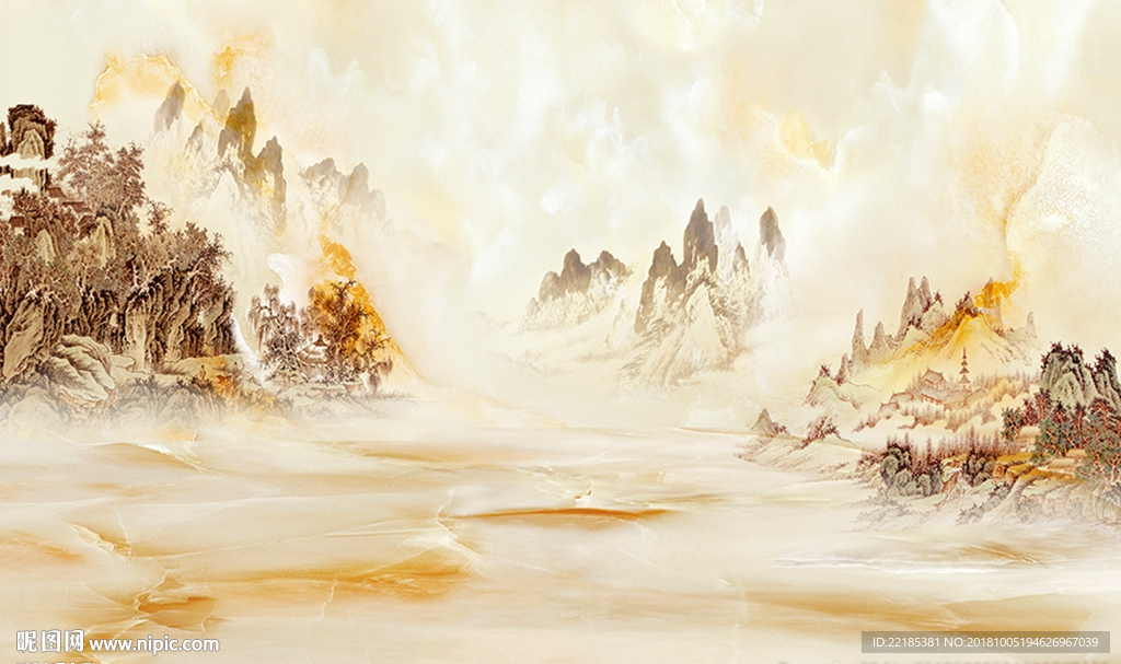 大理石纹背景墙