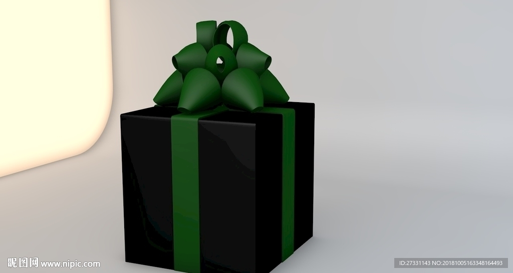 C4D礼品盒模型