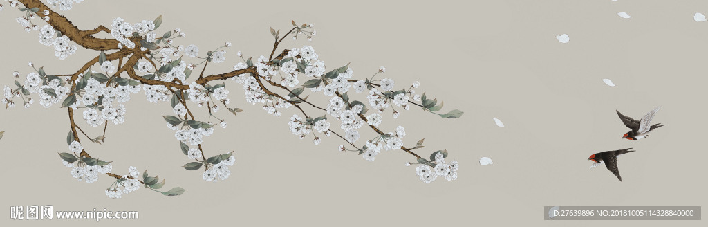 床头画 装饰画 新中式 中式