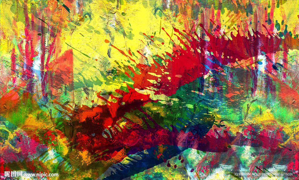 抽象油画